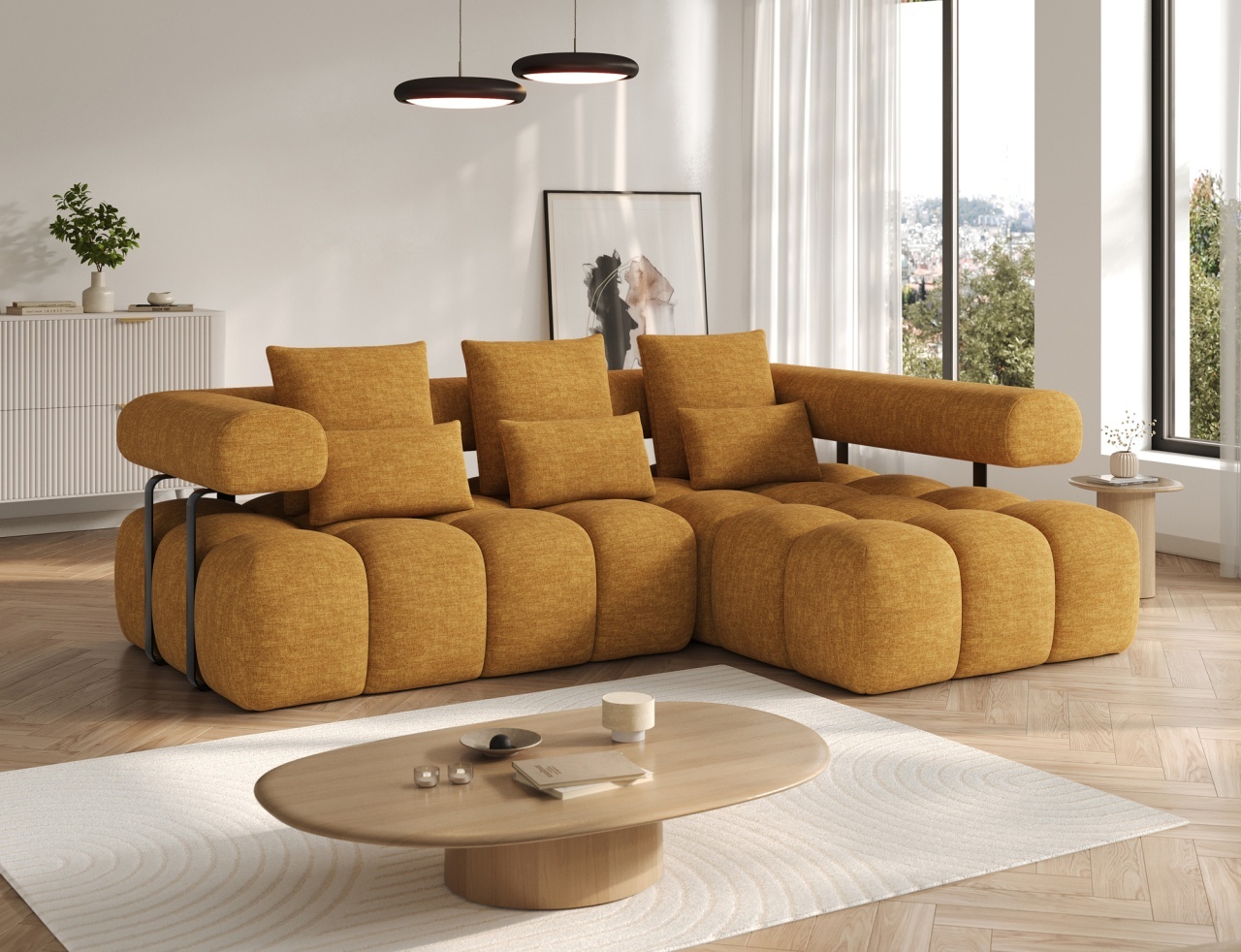 Coltar cu reglaj electric Levvi pe dreapta Manhattan 45 - 3 | YEO