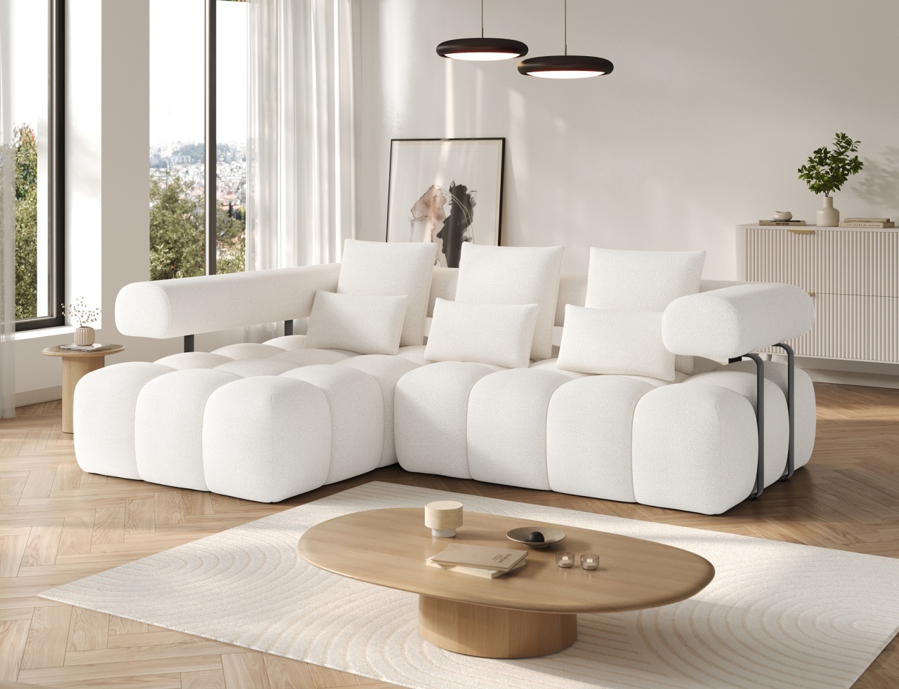Coltar cu reglaj electric Levvi pe stanga Jaffray 01 - 3 | YEO