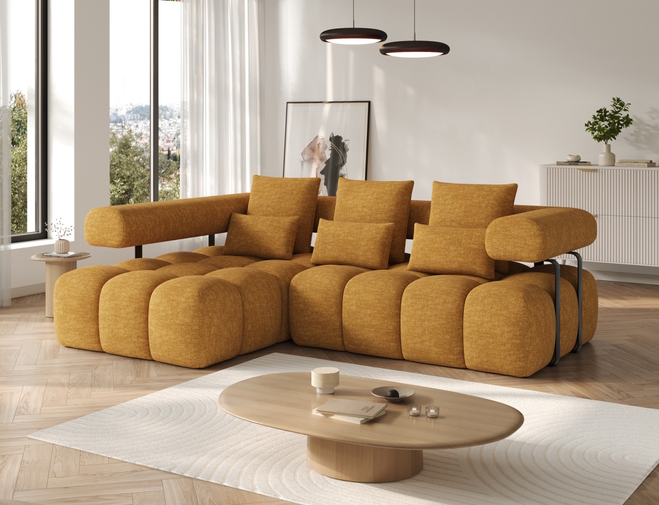 Coltar cu reglaj electric Levvi pe stanga Manhattan 45 - 3 | YEO