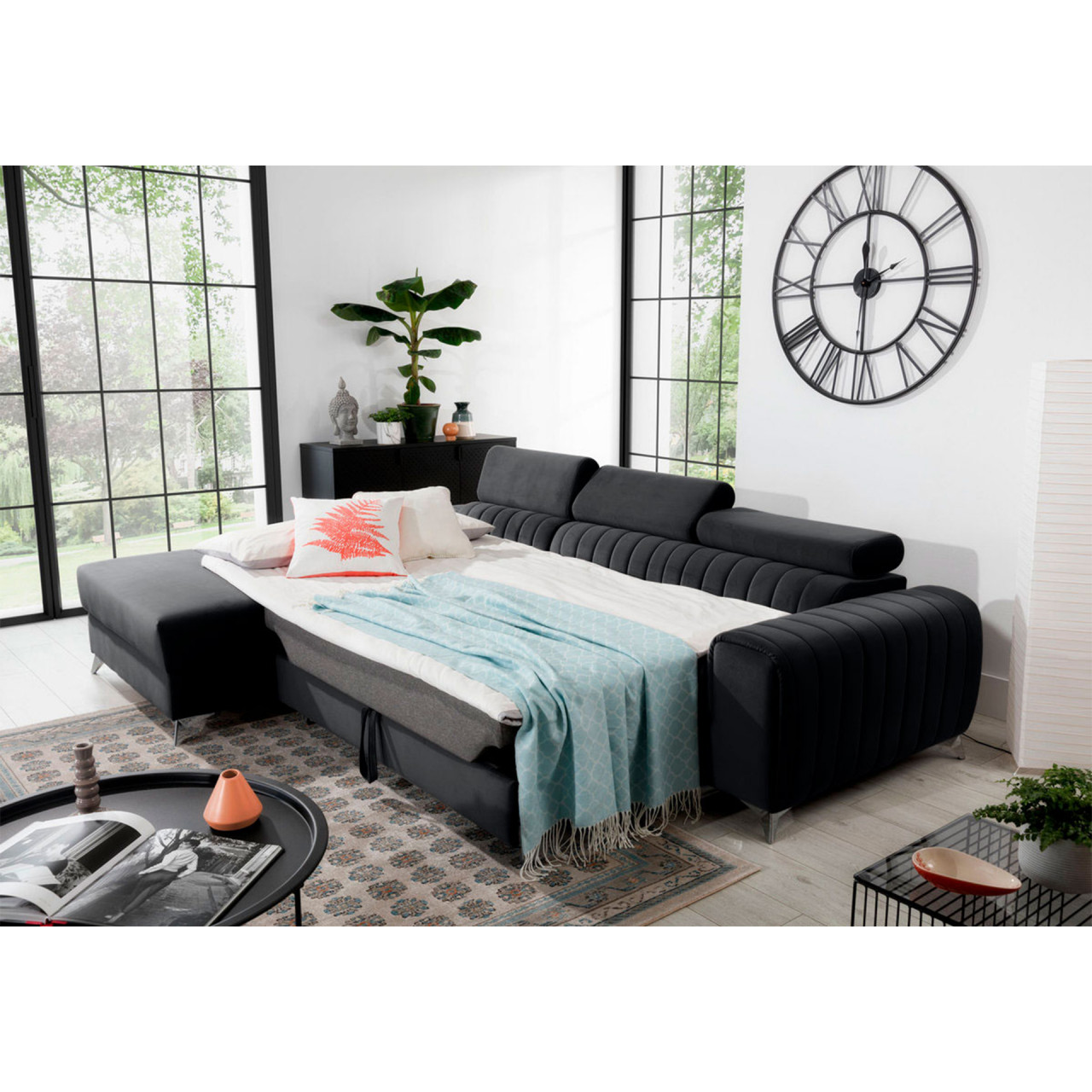 Coltar extensibil Grayson pe stanga Velvetmat 6 - 3 | YEO