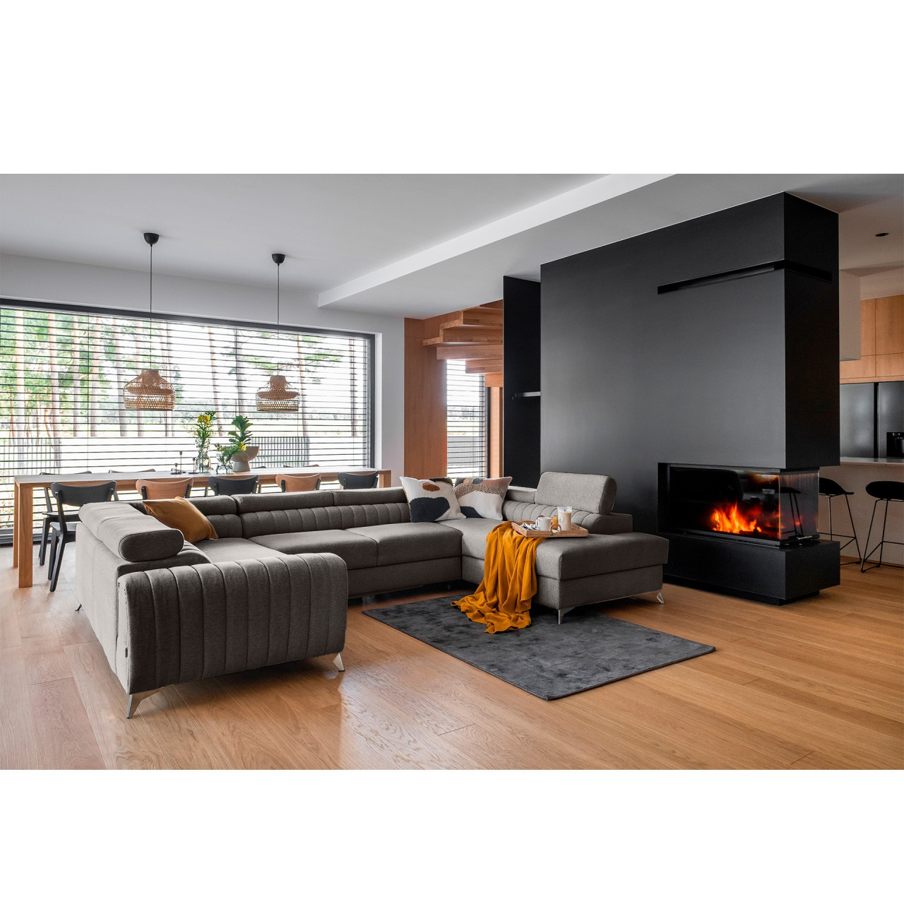 Coltar extensibil Louis pe dreapta Flores 4 - 3 | YEO