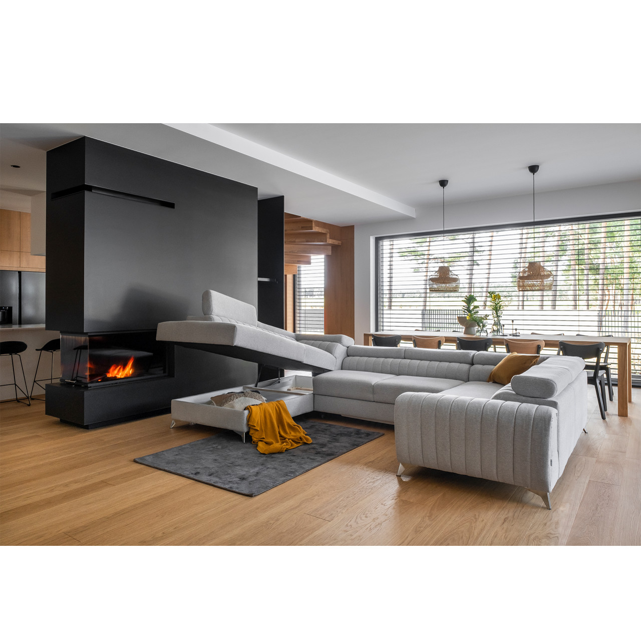Coltar extensibil Louis pe stanga Softis 11 - 3 | YEO