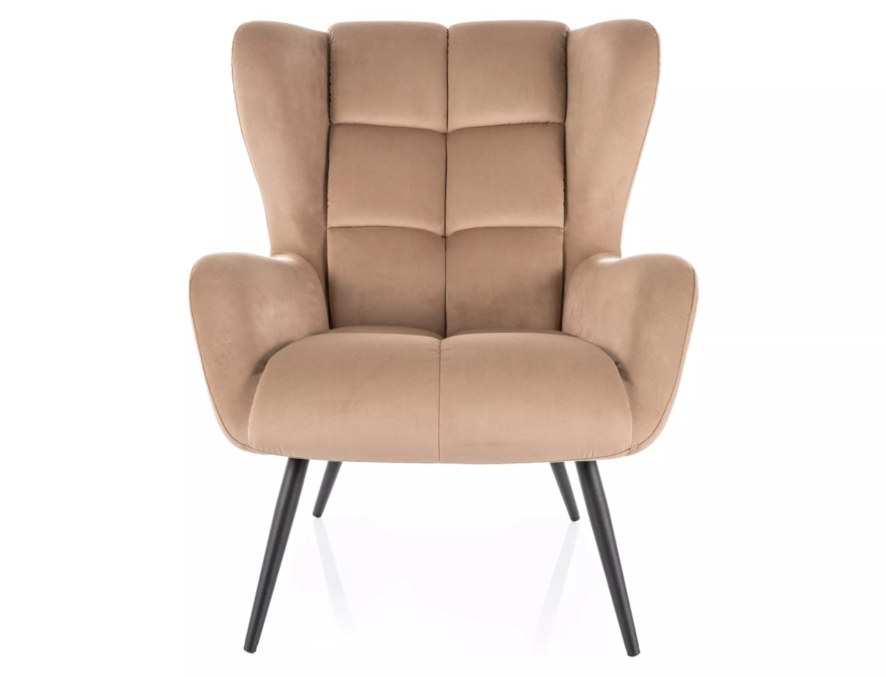 Fotoliu Louis velvet bej Blu28 - 2 | YEO