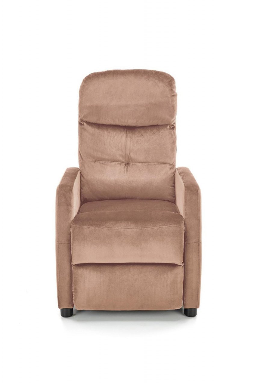 Fotoliu recliner Felipe 2 velvet bej H103 cm - 1 | YEO