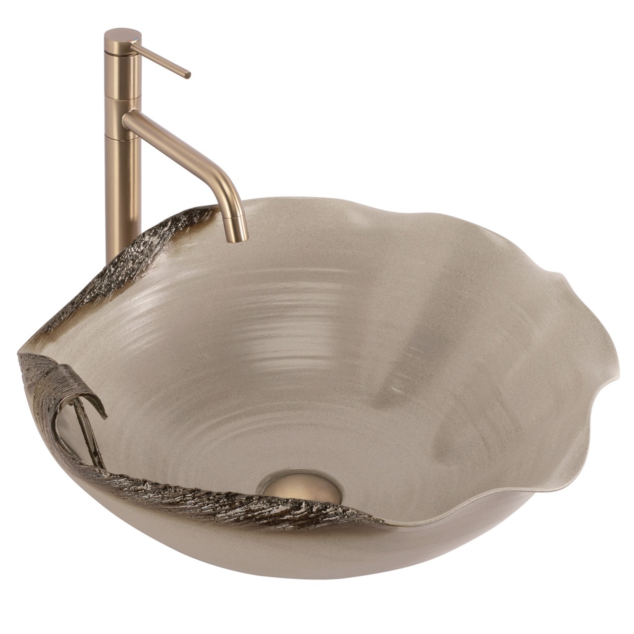 Lavoar ceramic pentru blat REA HM-22 Handmade ART