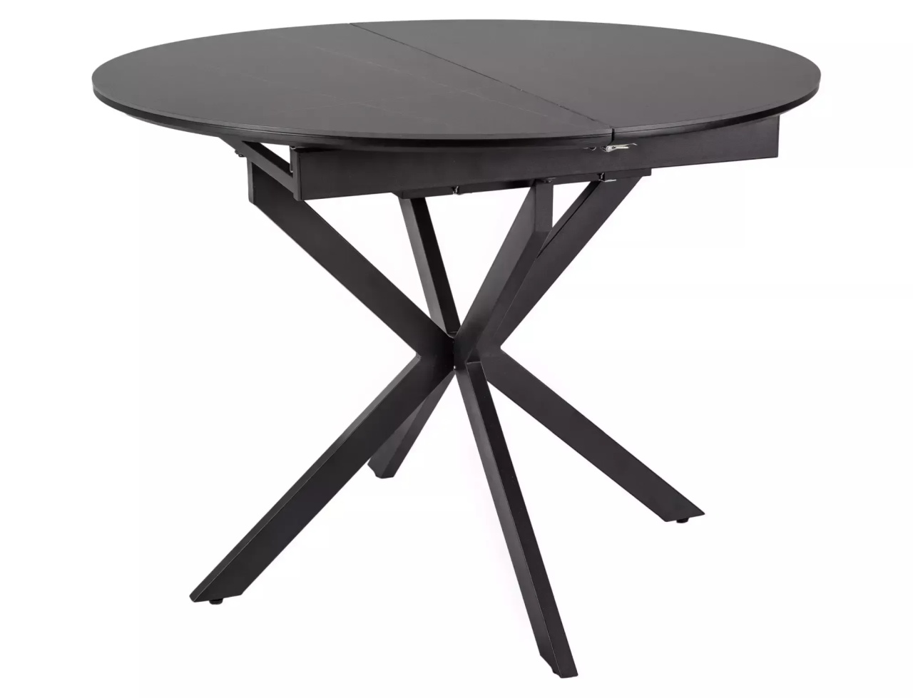 Masa extensibila Gaston Ceramic neagra L100-130xl100 cm - 2 | YEO