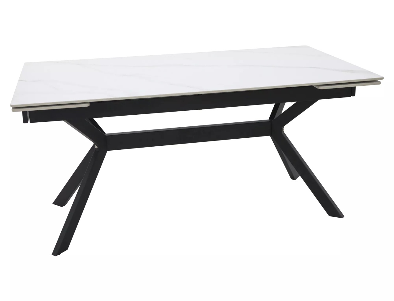 Masa extensibila Imperia alb/negru L160-220xl90 - 3 | YEO