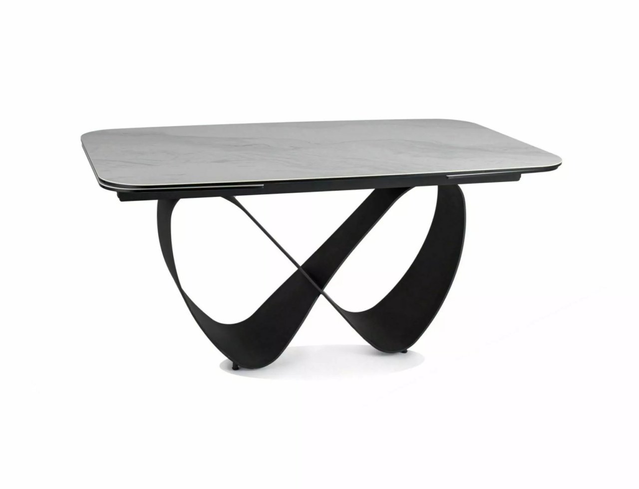 Masa extensibila Infinity Ceramic Nature Cloud alb/negru L160-240xl95 cm - 3 | YEO