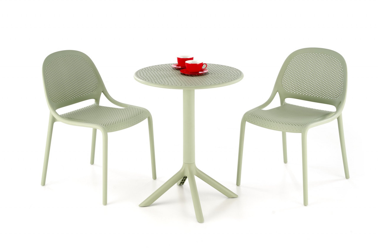 Masa rotunda Calvo menta ø60/h72 cm - 1 | YEO