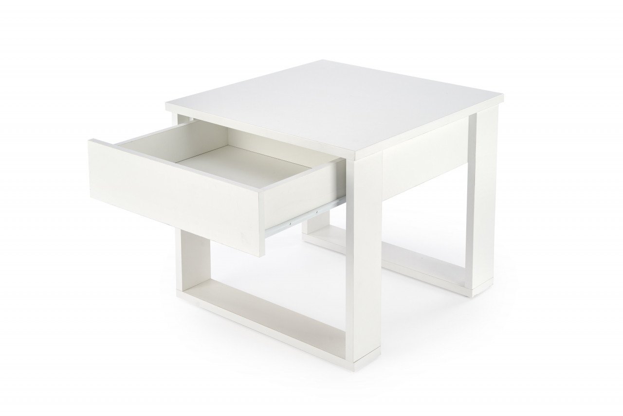 Masuta de cafea Nea patrata alba L60 cm - 1 | YEO