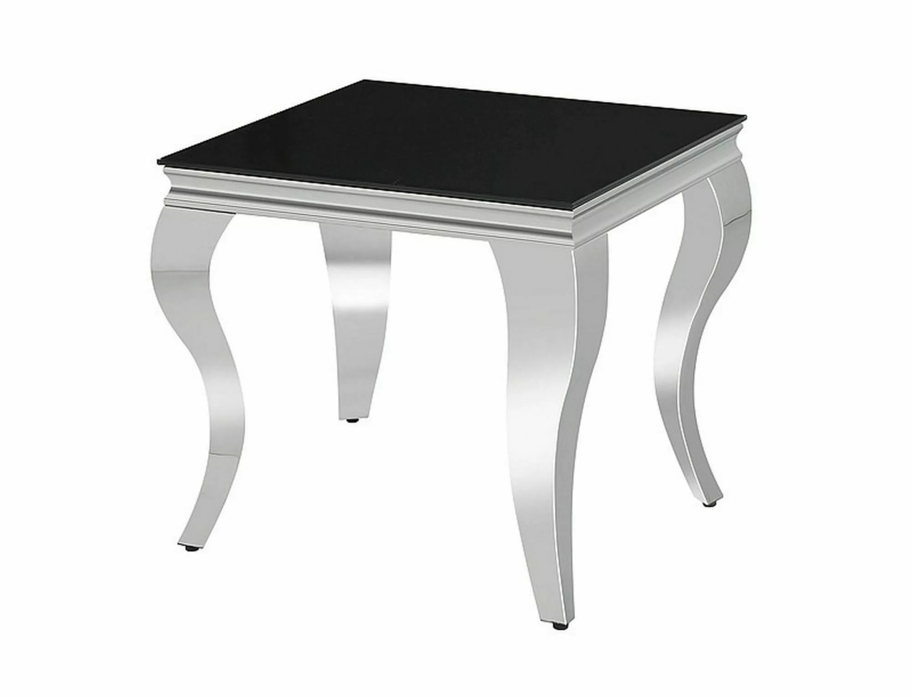 Masuta de cafea Prince B negru/crom L55xl55 cm