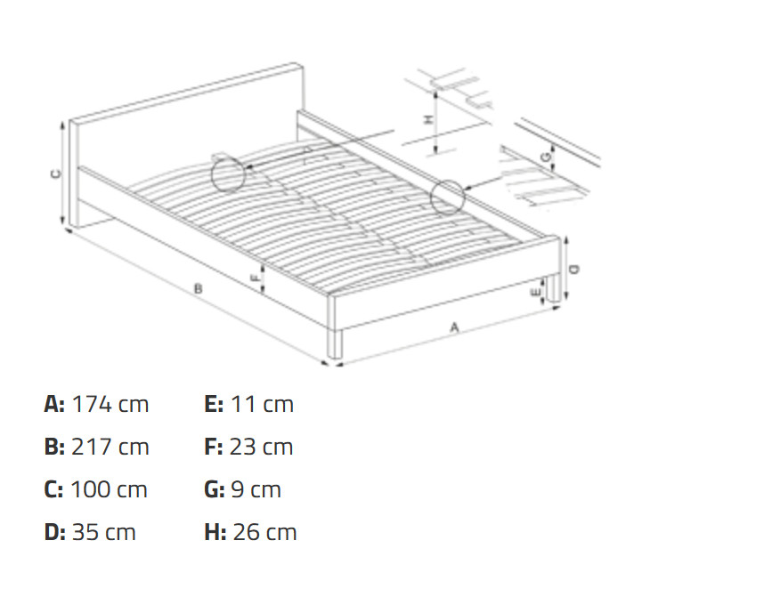 Pat Sandy 2 stofa gri 160×200 cm - 1 | YEO