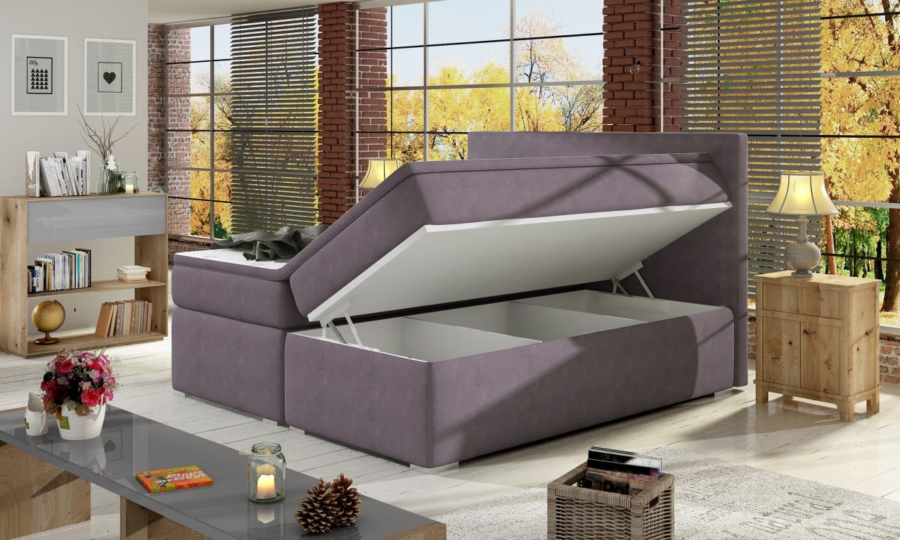 Pat tapitat boxspring Divalo – 160/200 cm - 2 | YEO