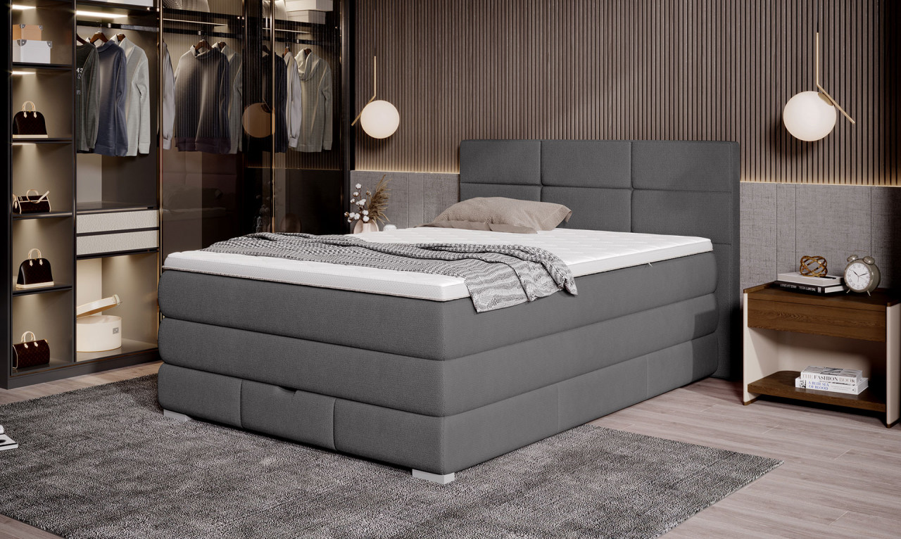 Pat tapitat boxspring Rita 160x200 cm - 1 | YEO