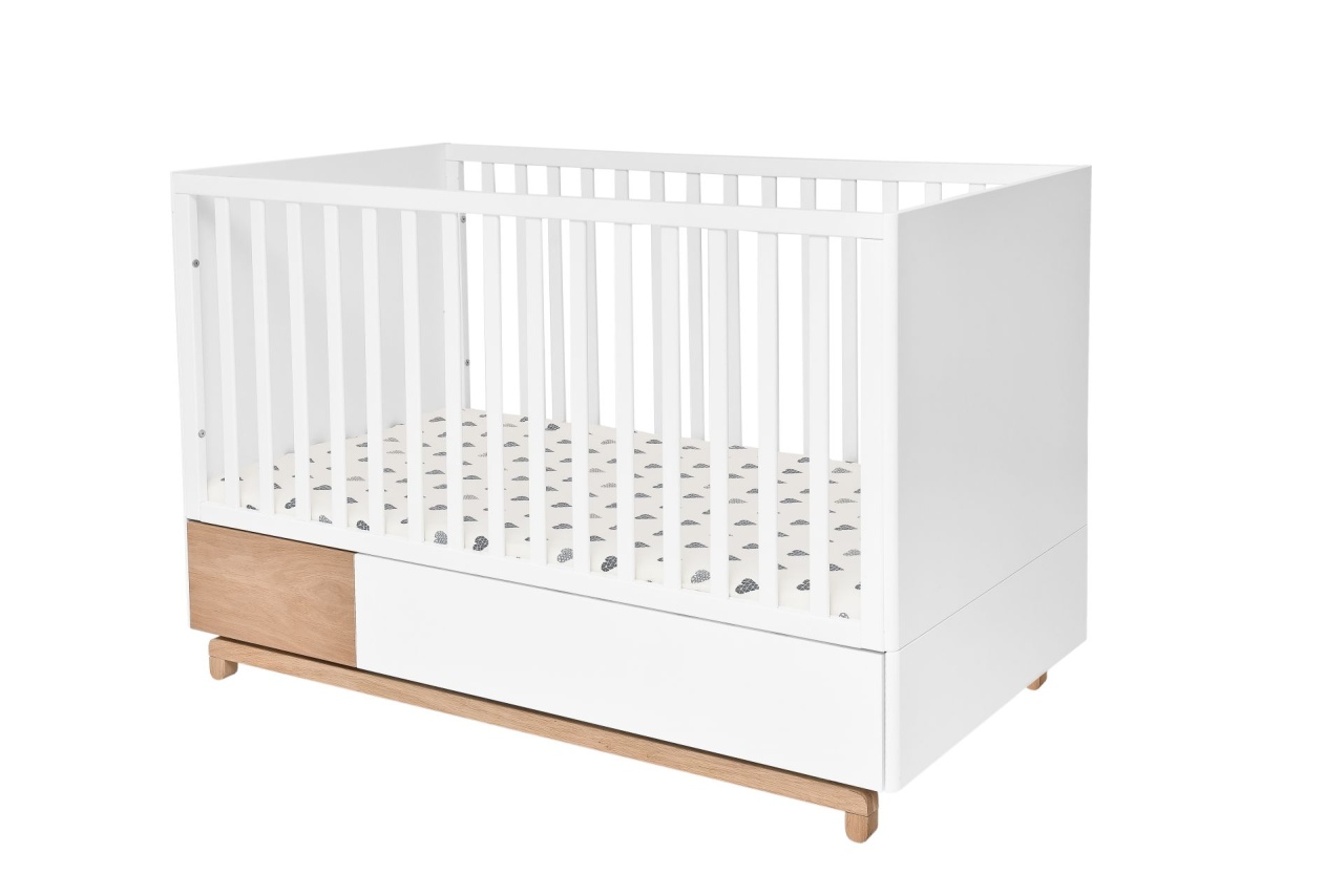 Patut copii Nomi 70x140 cm cu sertar - 2 | YEO