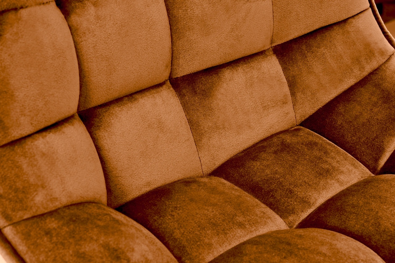 Scaun de bar H95 velvet cinnamon - 5 | YEO