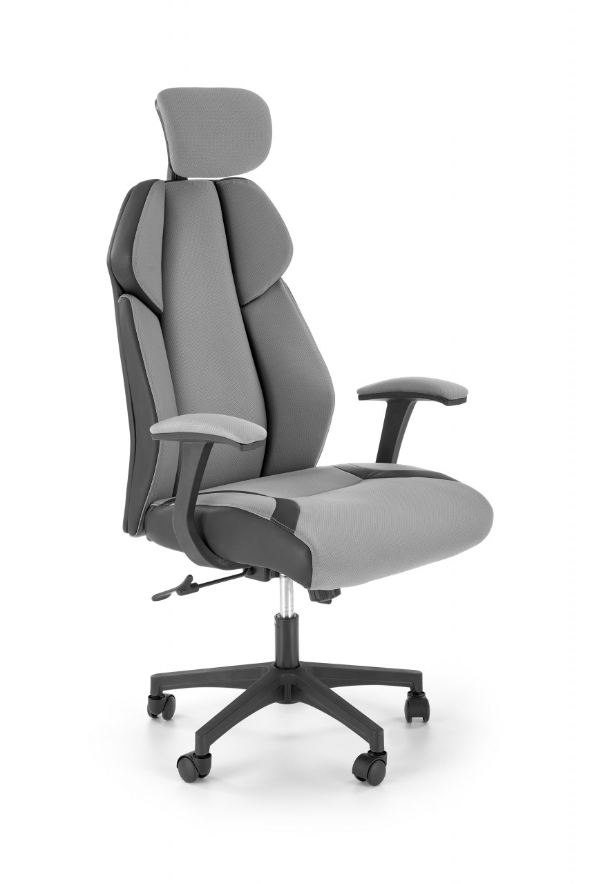 Scaun de birou Chrono gri/negru L128 cm