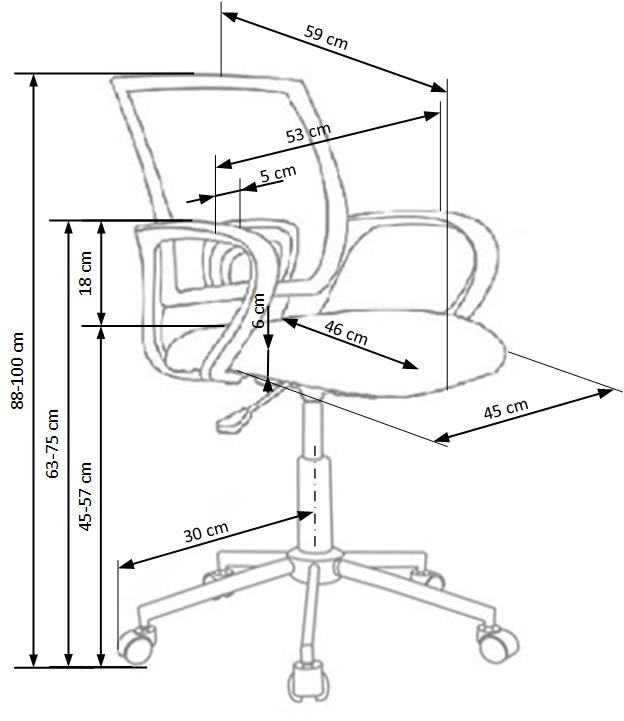 Scaun de birou copii Ibis butterfly - 2 | YEO