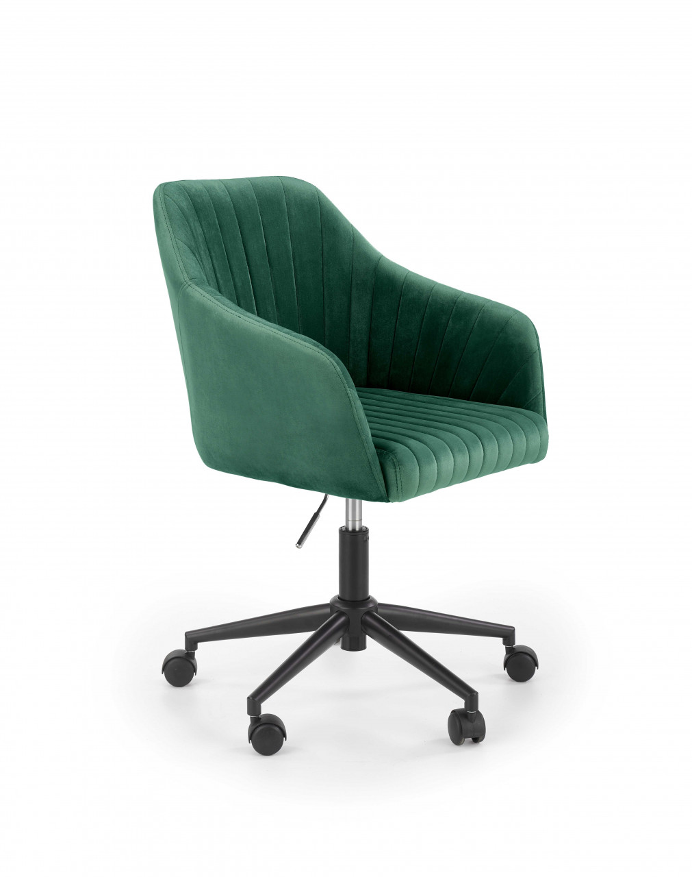 Scaun de birou Fresco velvet verde inchis H91 cm