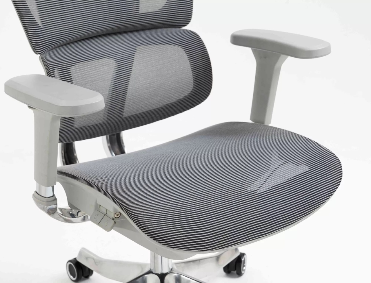 Scaun de birou Winner Lux gri/crom - 4 | YEO