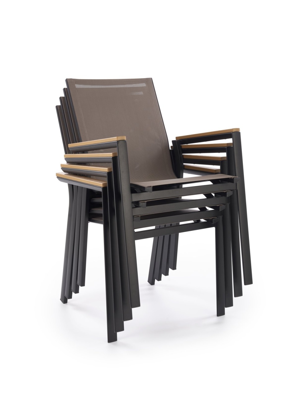 Scaun Fierro negru/gri/maro H88 cm - 1 | YEO