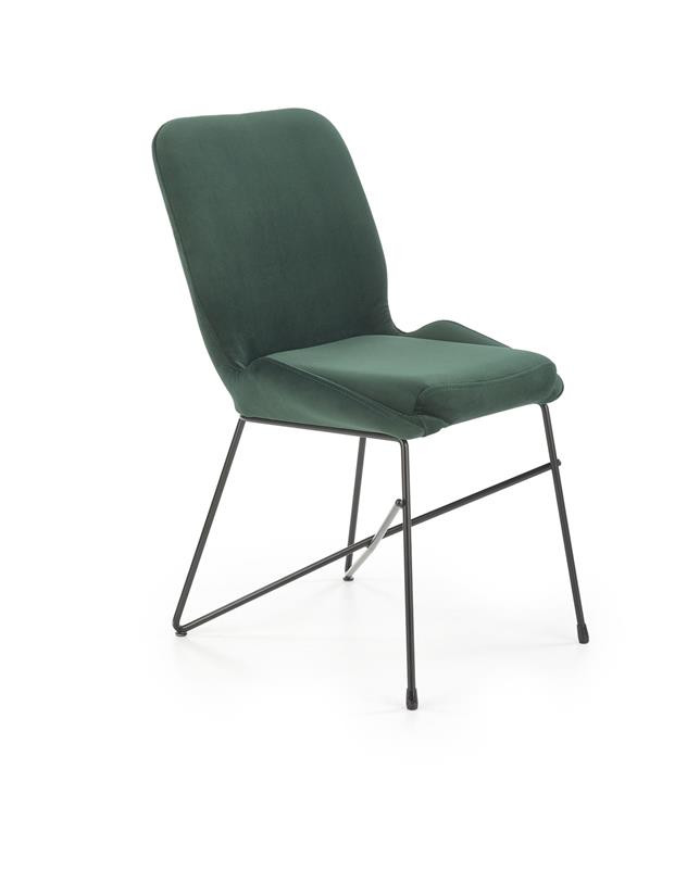 Scaun K454 catifea verde – H83 cm