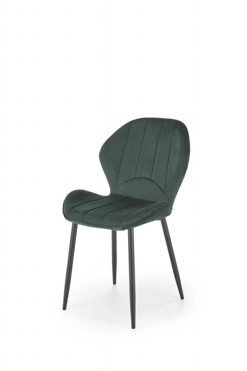 Scaun K538 velvet verde inchis H85 cm