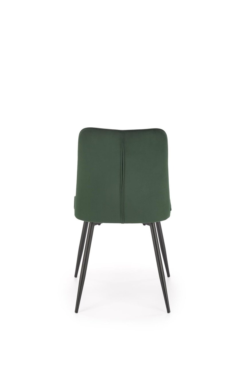 Scaun K539 velvet verde inchis H84 cm - 2 | YEO