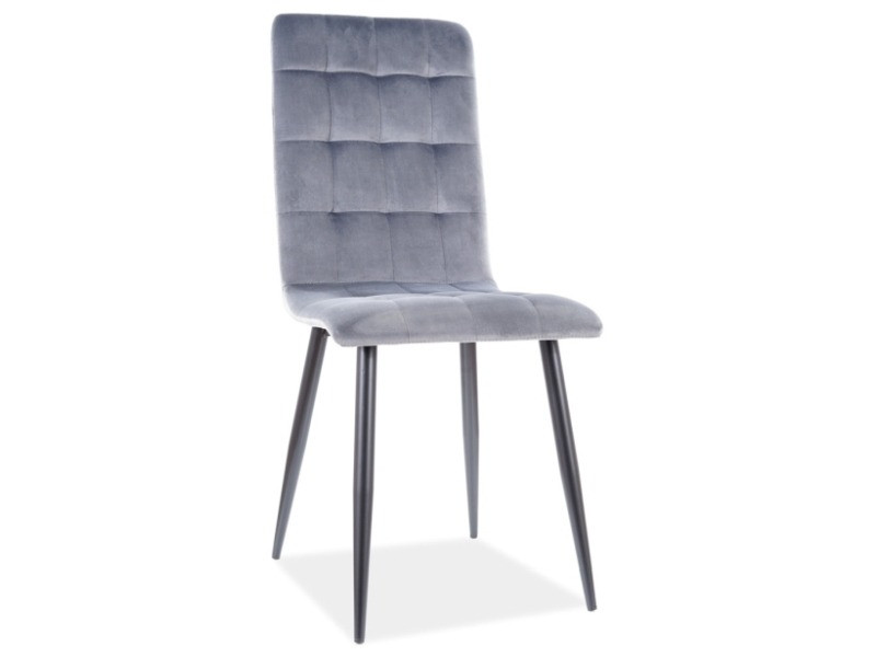 Scaun Otto velvet gri Blu14