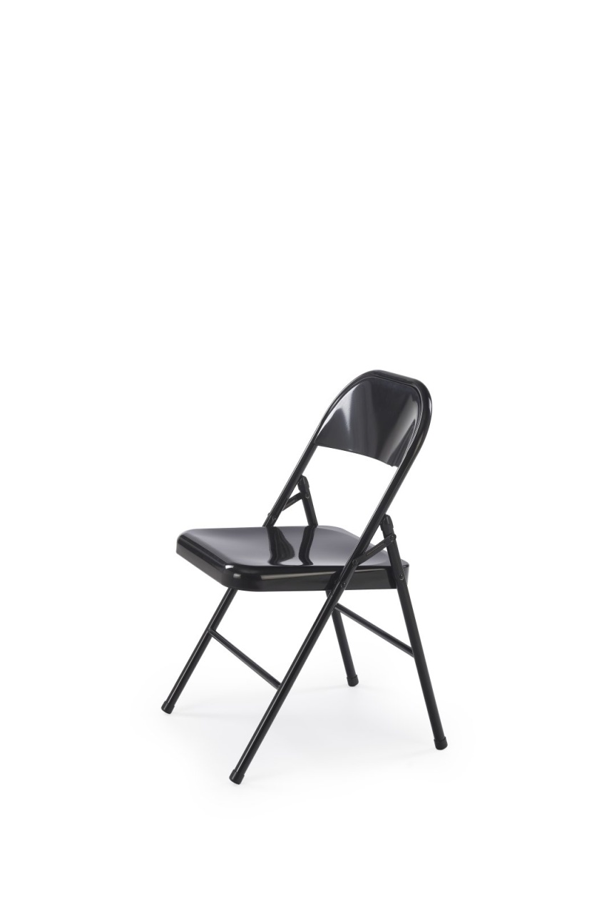 Scaun pliabil K565 negru H75 cm