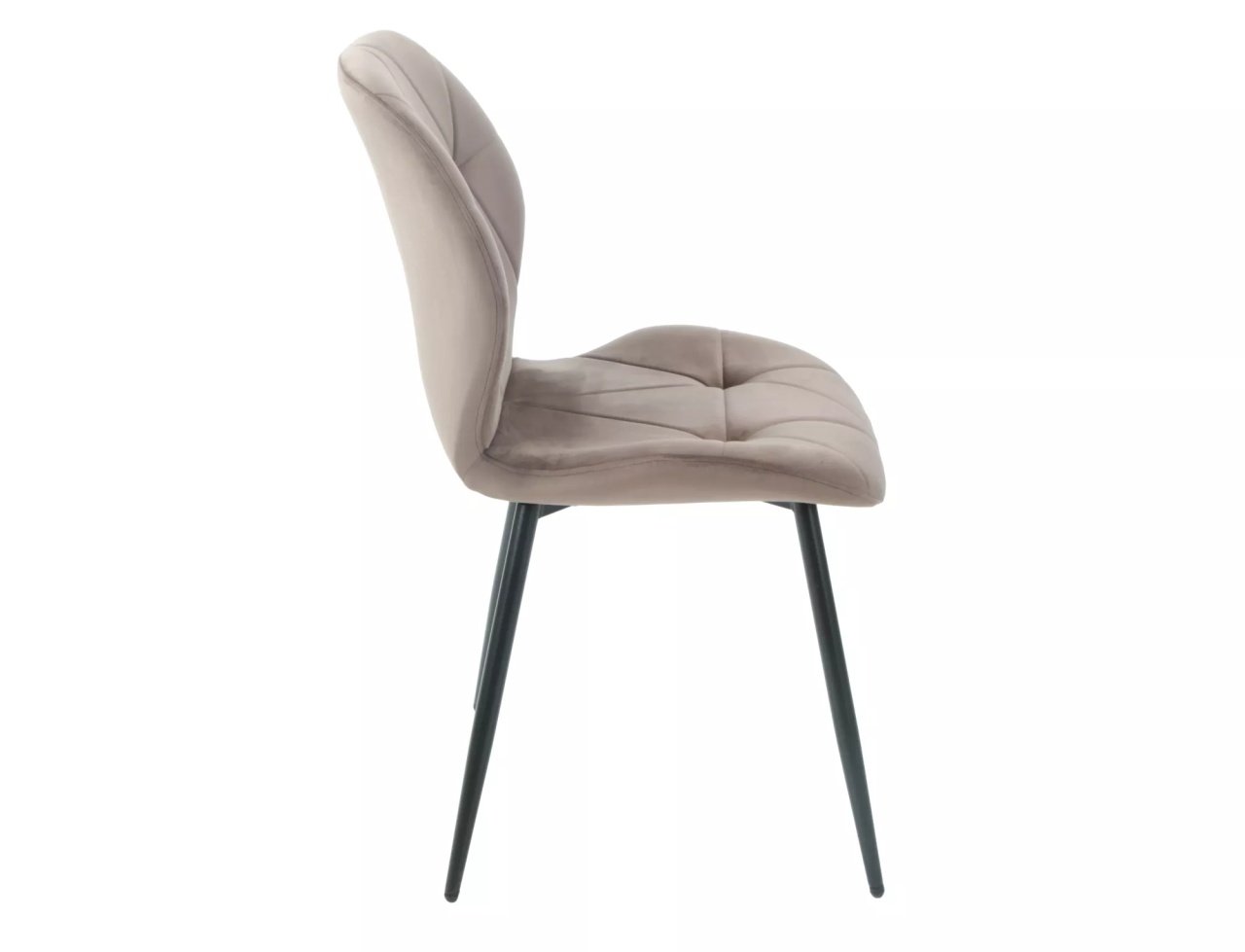 Scaun Rick velvet bej inchis/negru Blu40 - 4 | YEO