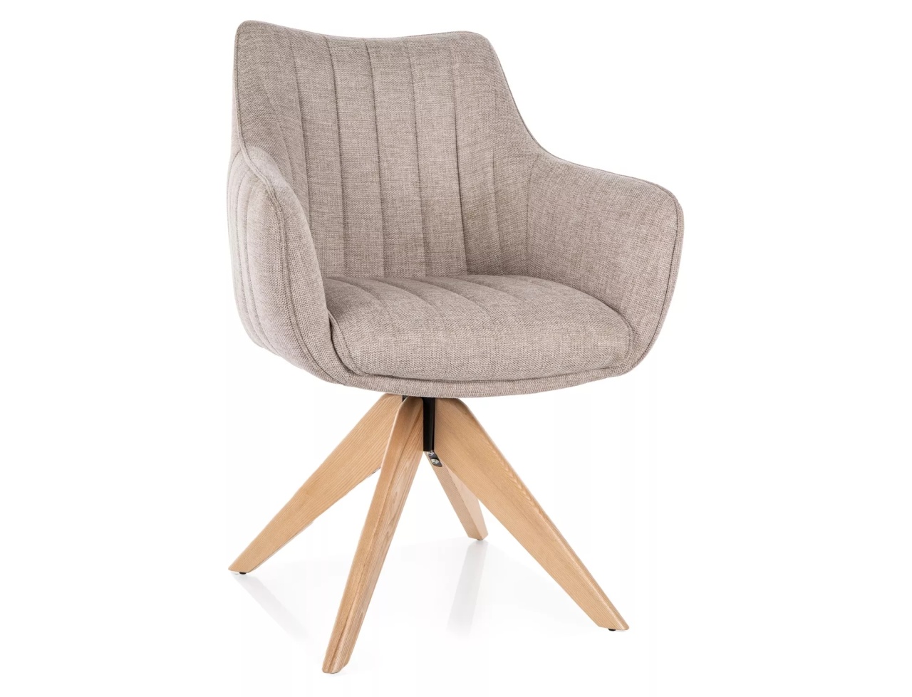 Scaun rotativ Azalia D bej deschis/stejar Brego31