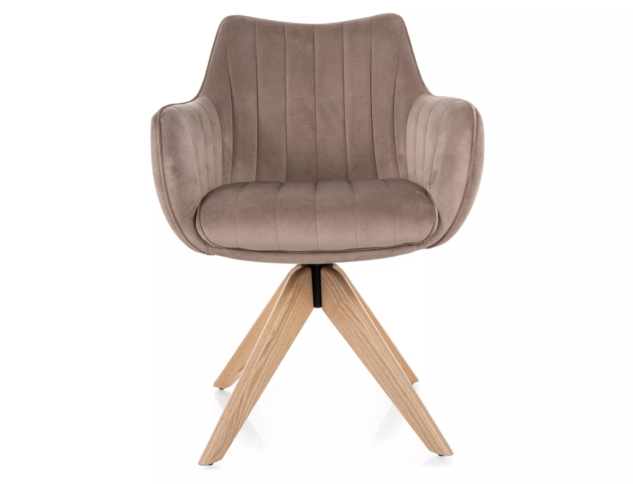 Scaun rotativ Azalia D velvet bej inchis Blu40 - 2 | YEO