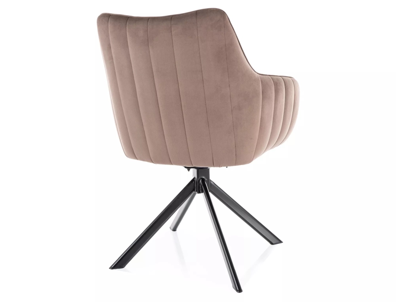 Scaun rotativ Azalia velvet cappuccino Blu38 - 1 | YEO
