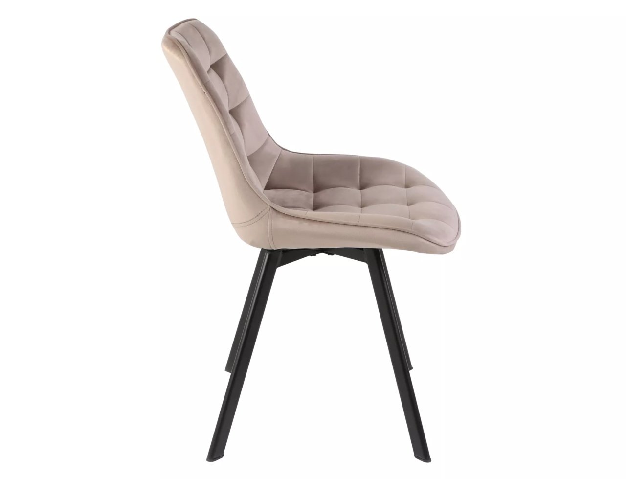 Scaun rotativ Monti velvet bej inchis/negru Blu40 - 3 | YEO
