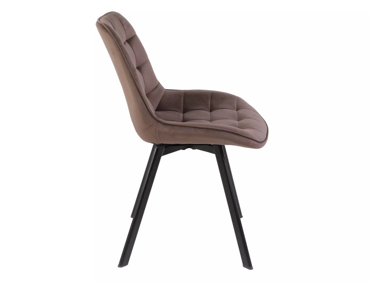 Scaun rotativ Monti velvet cappuccino/negru Blu38 - 3 | YEO