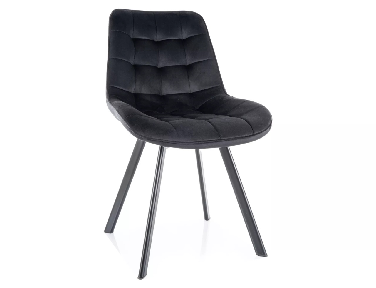 Scaun rotativ Monti velvet negru/negru Blu19