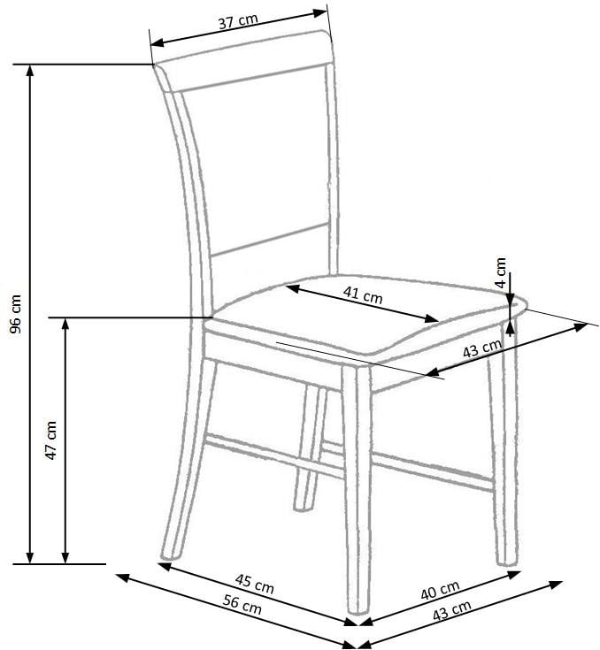 Scaun Sylwek 1 material gri alb - 2 | YEO