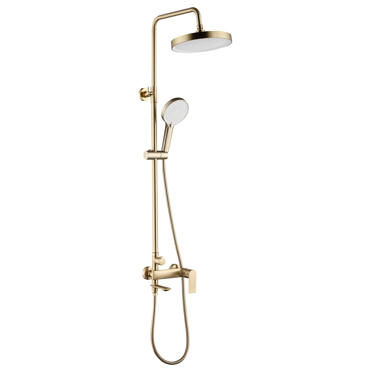 Set baterie de dus Veneta auriu periat - 3 | YEO