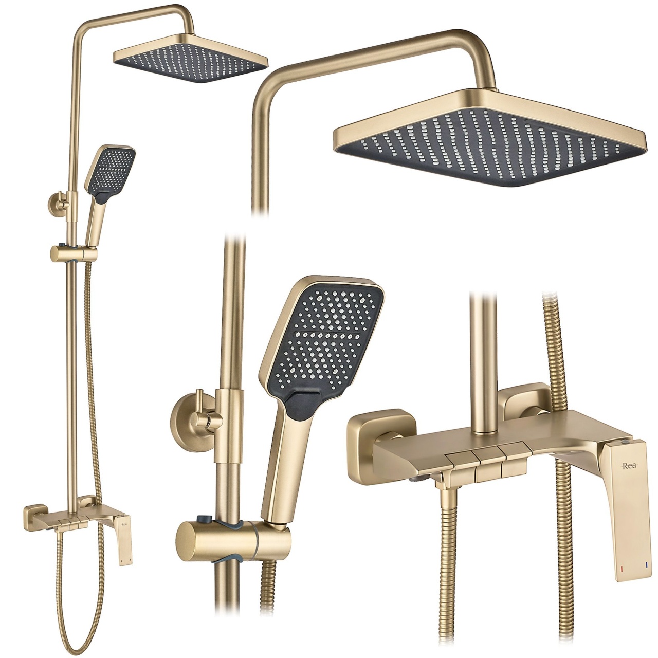 Set dus REA JOE Brush Gold