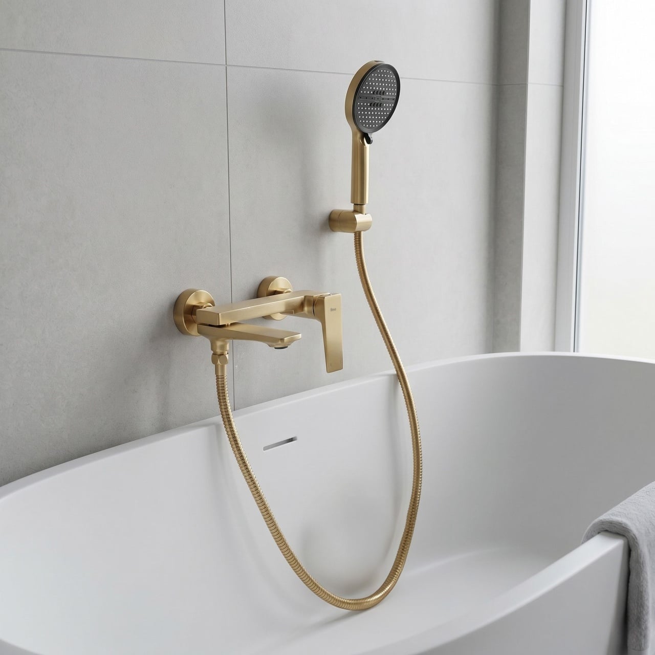 Baterie pentru cadă PREMIUM REA Prime Gold Brush