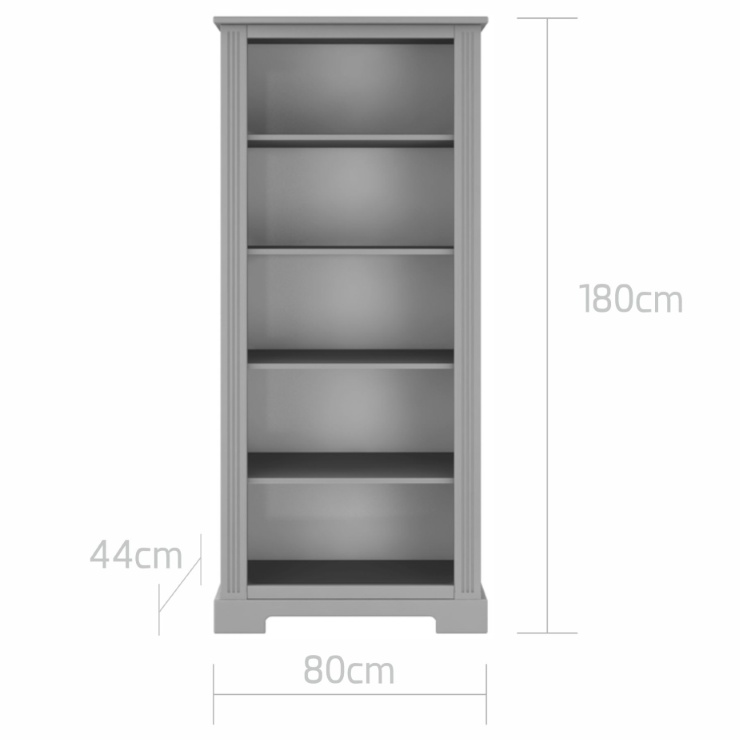 Biblioteca eleganta Ines gri H180 cm - 1 | YEO
