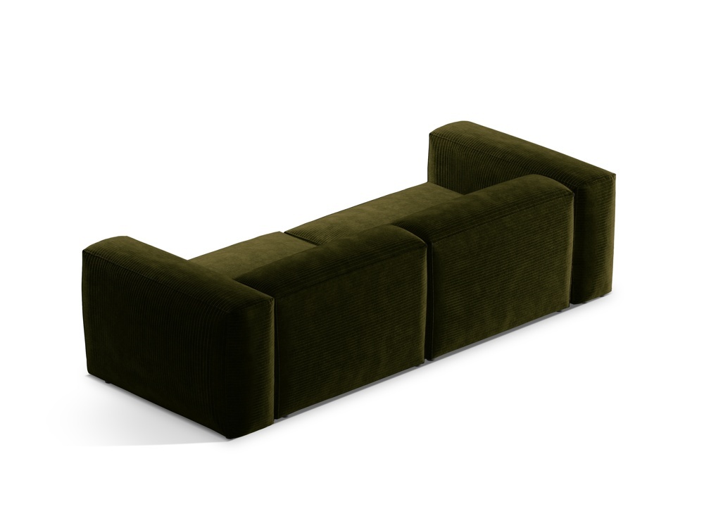 Canapea 3 locuri Bergamo velur reiat L264 cm - 4 | YEO