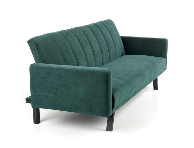 Canapea extensibila Armando velvet verde – H78 cm - 2 | YEO