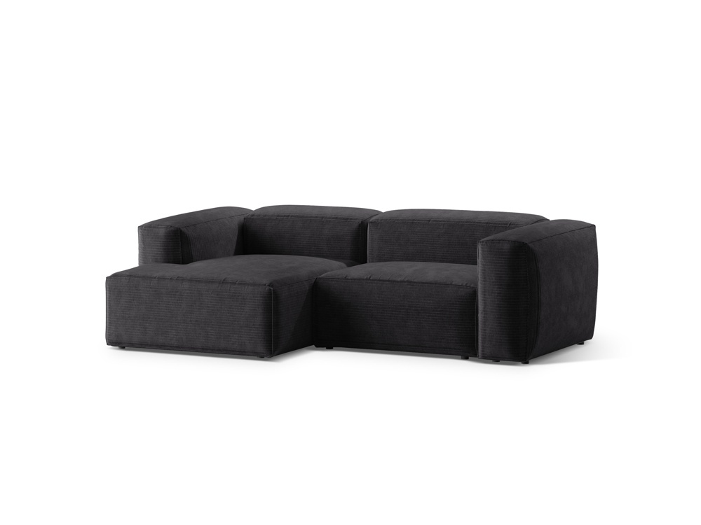 Coltar 2 locuri Bergamo velur reiat L244 cm - 2 | YEO