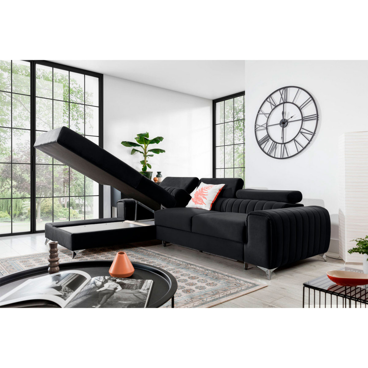 Coltar extensibil Grayson pe stanga Velvetmat 6 - 4 | YEO