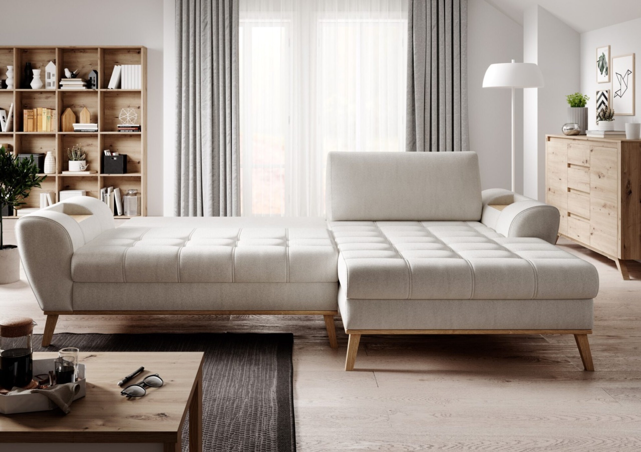 Coltar extensibil Nubo L282 cm pe dreapta Monolith 84 - 3 | YEO
