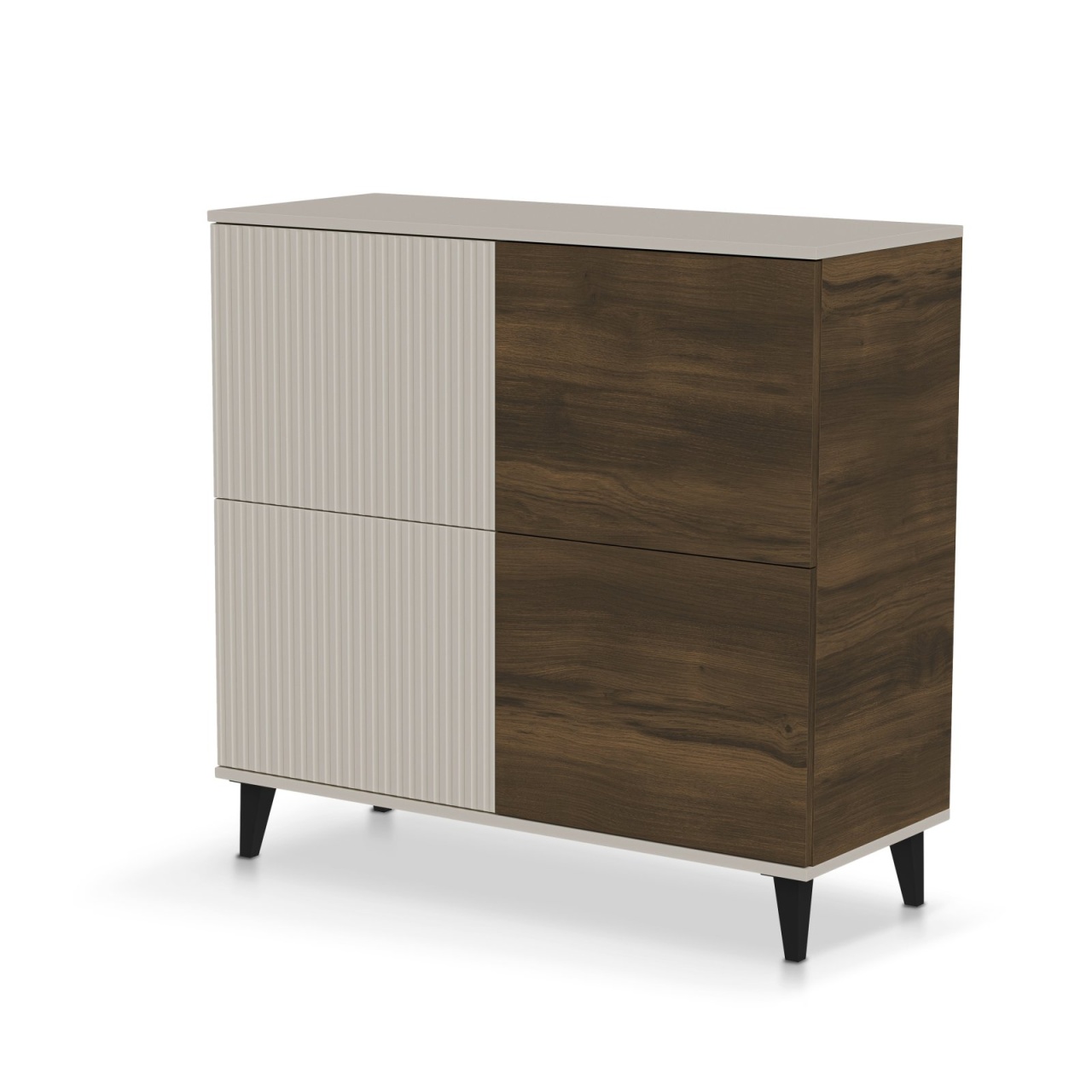Comoda Random 2 KM-2 casmir/nuc/negru L100 cm - 1 | YEO