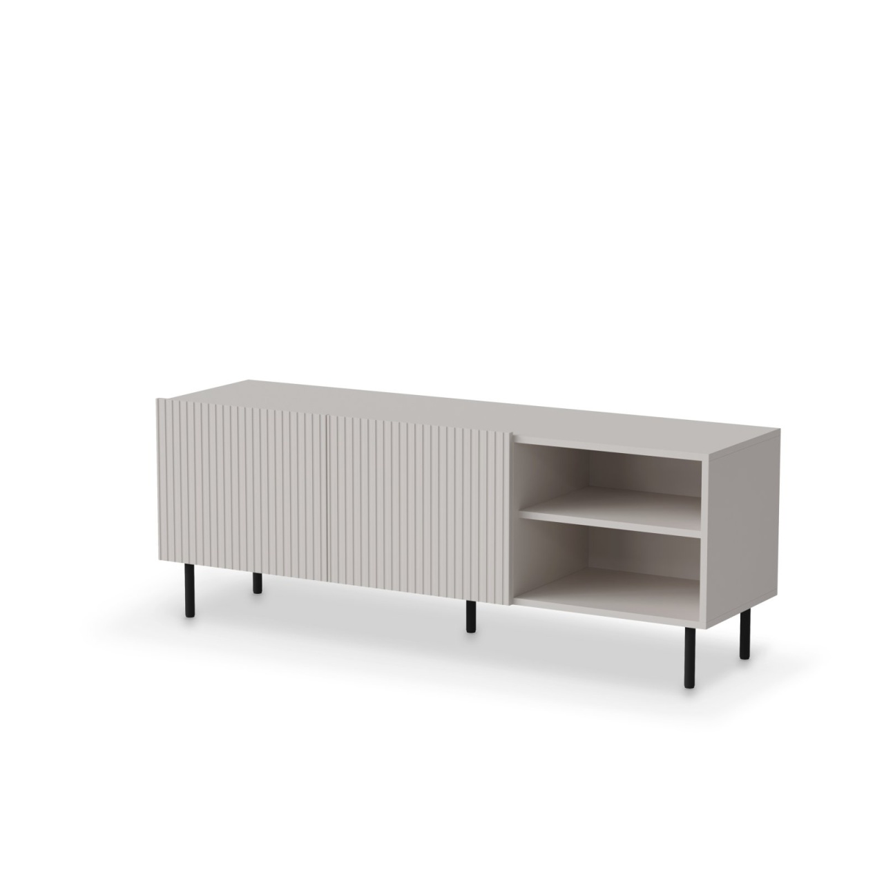 Comoda TV Paxos RTV-1 casmir/negru L150 cm
