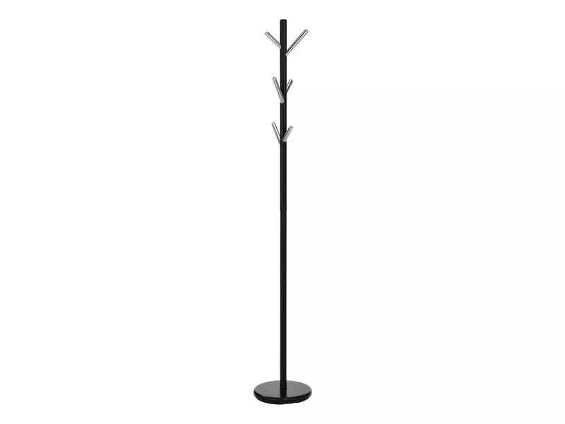 Cuier Allen negru/crom H176 cm